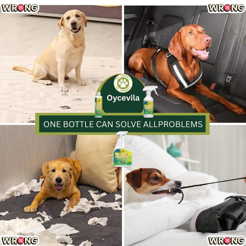 Oycevila Dog Marking Training Spray for Indoor Areas, 8 Fl