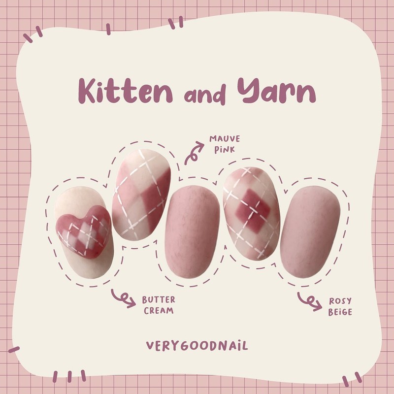 Very Good Nails Kitten&Yan Velvet Gel Gel Nail Single Item