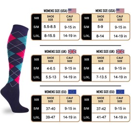 Compression Socks for Men & Women 7 Pairs Circulation 15-20 mmHg-Best support for Athletic, Nurse, Medical, Running (as1, alpha, s, m, regular, regular, Mix1)
