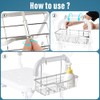 Velarionna Shower Caddy Hanging, Stainless Steel Showers Organizer Rack with