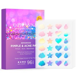 OPHANNY Tea Tree Oil Pimple Patches: Face Acne, Hydrocolloid Dots, Blackhead, Zit. 96pcs