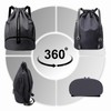 Hoedia Sports Drawstring Backpack - String Swim Gym Bag with