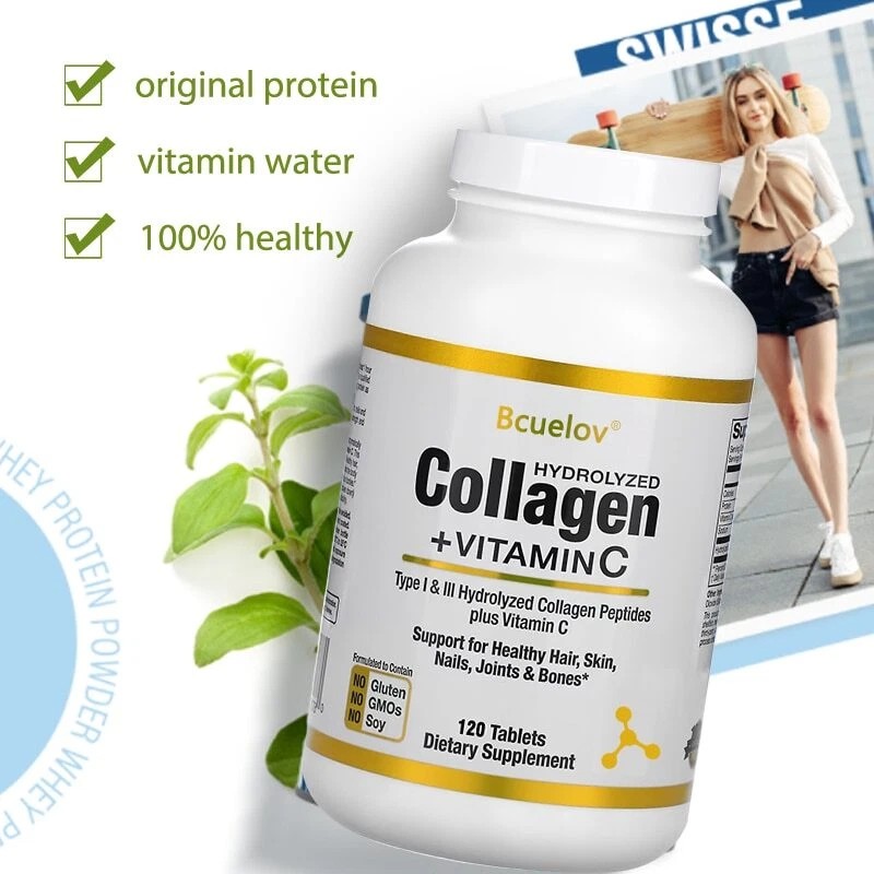 Bcuelov Collagen + Vitamin C - Maintains a healthy immune