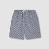 JAJU Seersucker Check 5-Length Lounge Pants_Light Navy