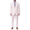 Emigre 48L Men's 100% Cotton Tan Striped Seersucker Suit
