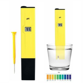 Digital PH Meter, 0.0-14.0PH High Accuracy Water Quality Tester Water PH Detector for Swimming Pool, Drinking Water and Aquarium