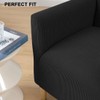 Bifaunvogel Waterproof Accent Chair Cover with Arms Stretch Jacquard Single