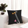 Derp in The Dark Throw Pillow Covers 18x18 inches Cushion