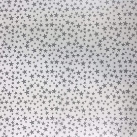 Black Cat Avenue 20" x 30" Printed Tissue Paper for Gift Wrapping, 24-Sheet, Silver Stars