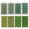 Woohome Pack of 120 Static Grass Tuft Snow Static Grass Tufts Scenics Grass Tufts for Miniature Tabletop Games Model Railway
