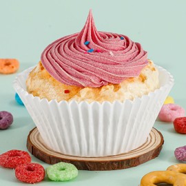 Caperci White Cupcake Muffin Liners Standard Size Baking Cups 300-Pack