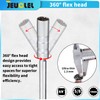 JEUCLEL 5PCS Magnetic Swivel Spark Plug Socket Set, 14mm Thin