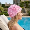 TOYANDONA Swim Cap - Floral Petal Stylish Flower Hat Bathing
