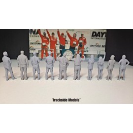 Trackside Models 1/32 Scale Slot Car Track Figures - Group 2 - Set of 10 - Scalextric Carrera SCX