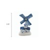 Essence of Europe Gifts Collectible Ceramic Miniature Delft Blue Windmill