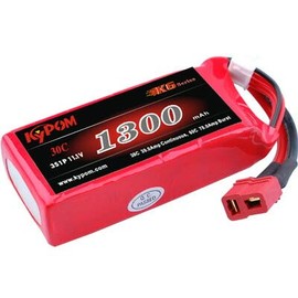 Kypom K6 11.1V 1300mAh 30C60C リポ バッテリー