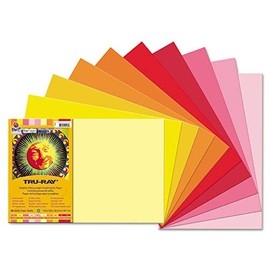 Pacon174; Tru-Ray Construction Paper, 76 lbs - Multi-Colored (25 Sheets per Pack) Multi-Colored