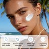60PCS Travel Size Sunscreen SPF50+ PA+++ - Lightweight & Non-Greasy