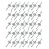 Sourcingmap 40 Pcs 5mm x 30mm Aluminum Open End Large