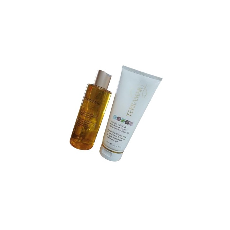 Terramar Set de Tratamiento para Cabello, Aceite 3 en 1