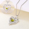 YL Women's Heart Necklace Sterling Silver Filigree Love Heart Pendant