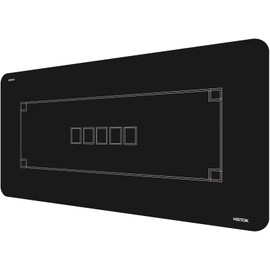 HEITOK Texas Hold'em Poker Mat 94" x 47", Water-Repellent, Noise-Reducing, Non-Slip Texas Hold'em Poker Table Top with Portable Carrying Bag for Poker Games