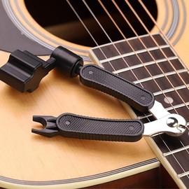 3 in 1 Guitar String Winders Tool Guitar Bridge Pin Puller String Winder Guitar String Changing Kit Guitar String Winders Tool for Ukulele Mandolin Banjo