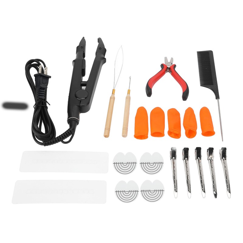 Hair Extension Iron Kit Constant Temperature Adjustable Hair Connector Tools