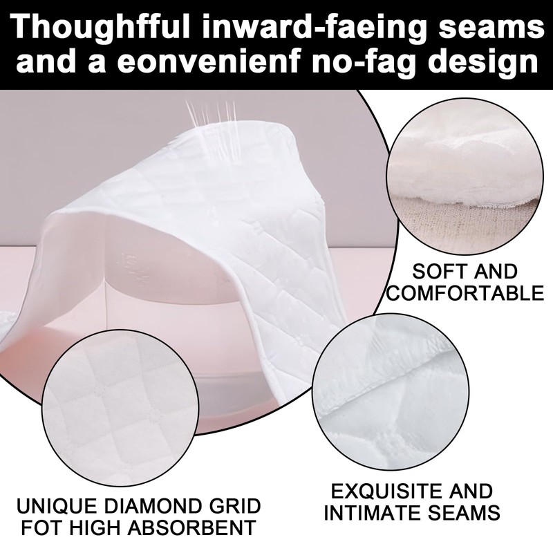 10pcs Under Bra Sweat Liners,Under Breast Sweat Pads,Bra Liners, Nursing