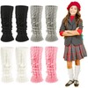 Ramede 4 Pairs Leg Warmers for Girls Kawaii Warmers Loose