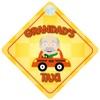 Grandad's Taxi Car Sign Funny Novelty Gift/Present Baby on Board
