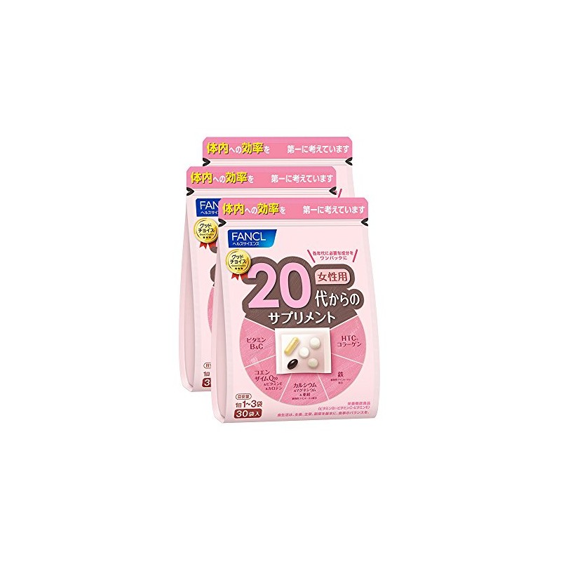 FANCL 5861 Supplement for Women from their 20s Value Pack