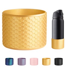 UBEEKOO Silicone Boot for Owala Water Bottle 32 oz, Anti-Slip Protective Sleeve for FreeSip 32 oz, Bottom Bumper Protector for Owala Accessories,Mermaid Gold