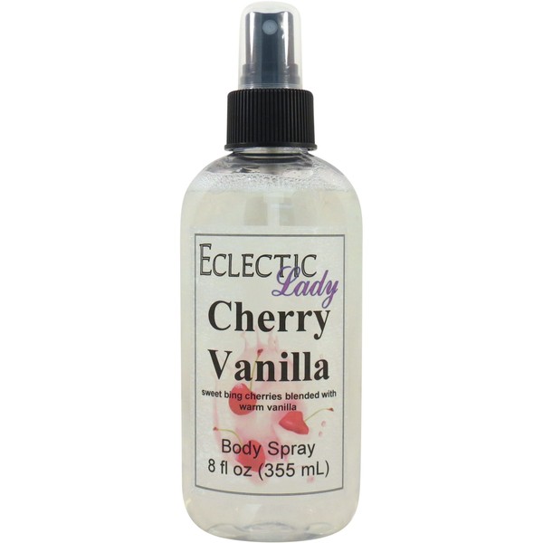 Cherry Vanilla Body Spray (Double Strength), 8 ounces