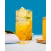 LUXU Drinking Glasses 8 oz,Thin Square Glasses Set of 4,Elegant