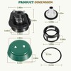 1" Top Half Repair Kit for PVB4A Backflow Preventer, 4A00507
