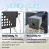 2pcs 4" RV Bumper Cap Cover, Sewer Cap for RV