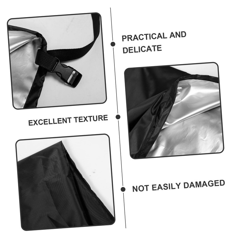 BESPORTBLE Billiard Table Cover Oxford Pool Table Protector Black Dust