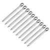 sourcing map Split Cotter Pin - 5mm x 60mm 304