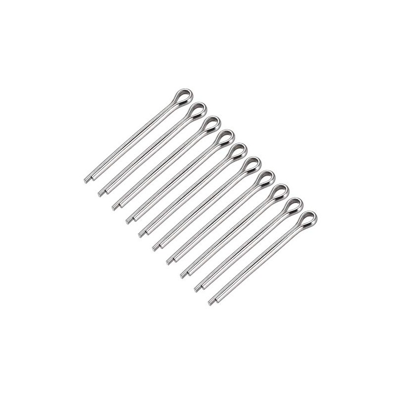 sourcing map Split Cotter Pin - 5mm x 60mm 304