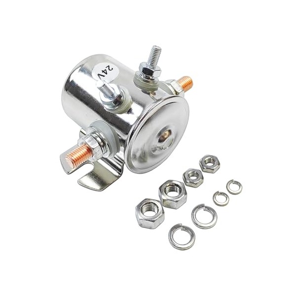 LLNSEAUTO Max 150A 24 Volt 4-Terminal Continuous Duty Solenoid Relay