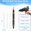 Mini Hot Glue Sticks, Clear Glue Gun Sticks for Metal,