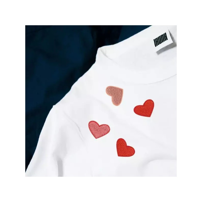 Heart 하트 빨강 의류 패치 Red Heart Clothing Patch