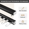 Ceiling Curtain Track, Curtain Track with Roller Hooks, 6ft -