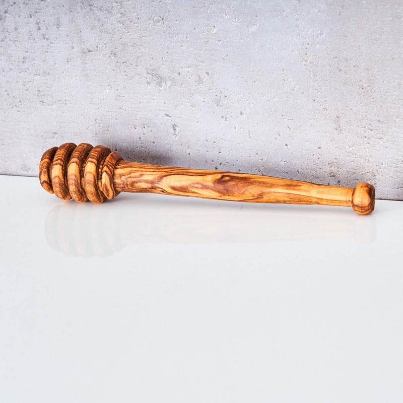 Honey Stick Approx. Height 14 cm Olive Wood Including Honey