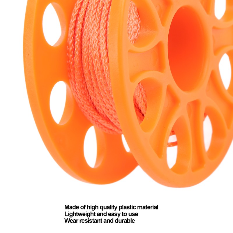 Diving Spool Plastic Prevent Winding Lightweight Diving Finger Reel with
