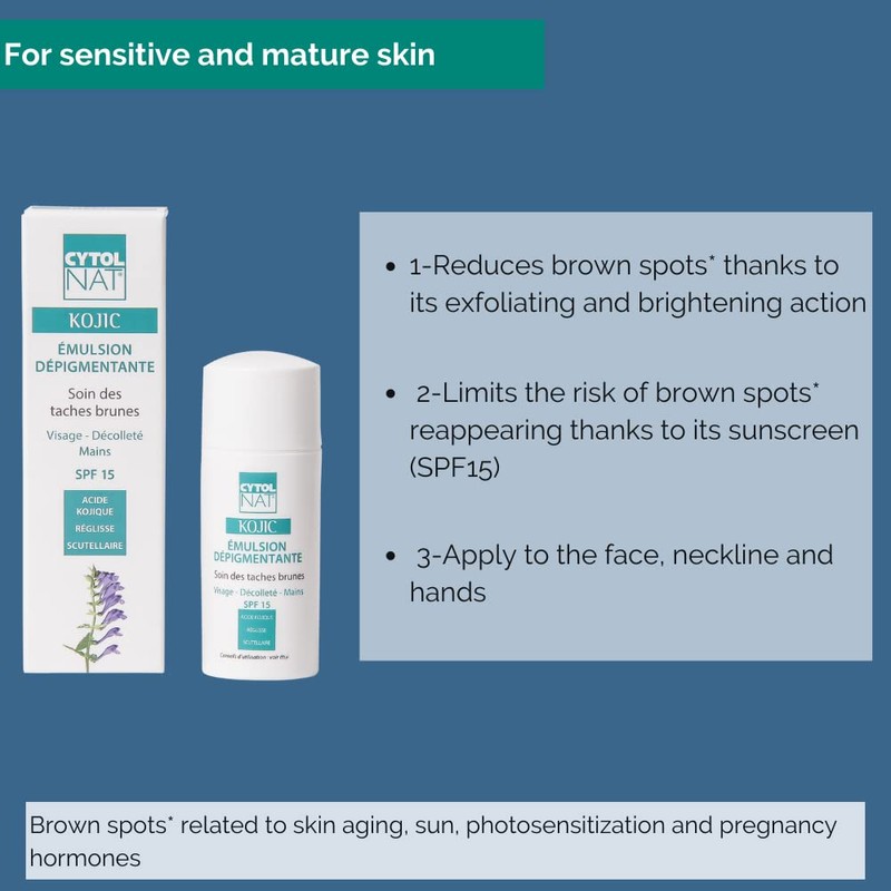 Cytolnat® Kojic - Age Spots - Face, Décolleté, Hands -