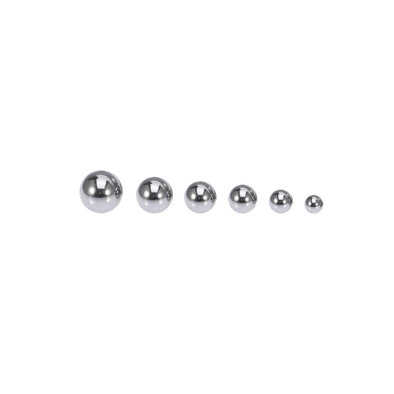X AUTOHAUX 300pcs 6 Sizes Bicycle Bearing Ball Chrome Steel