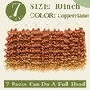 7 Packs Curly Crochet Hair for Black Women GOGO Curl