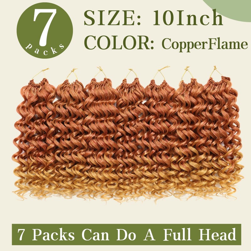 7 Packs Curly Crochet Hair for Black Women GOGO Curl